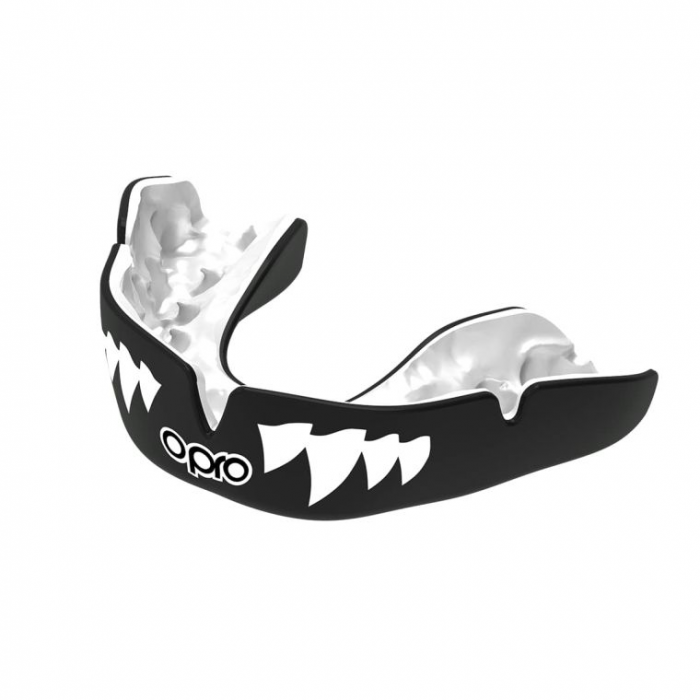 Протектор за уста - OPRO Instant-Custom Fit Mouthguard - Jaws - Black